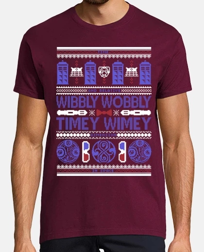Tee-shirt timey wimey ugly pull - over