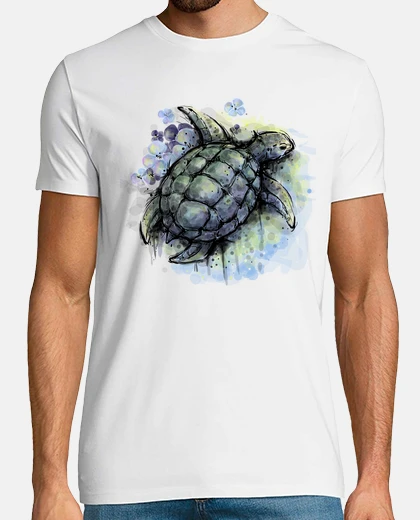 Camiseta tinta de tortuga
