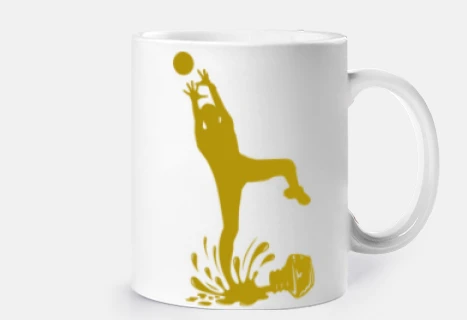 Tinta derramada forma Jugadora Basket e