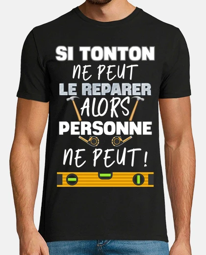 Camiseta tío que juega humor de bricolaje