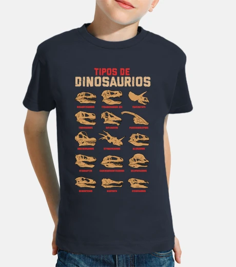 Abbigliamento tipi di dinosauri teschi fossili jurassic park t-rex