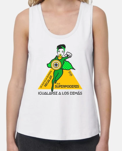 Camiseta Tirantes La mujer de verde