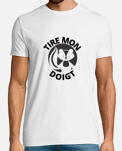 Tee-shirt tire mon doigt