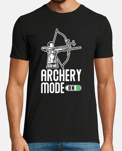 T-shirt tiro con l39arco dicendo divertente