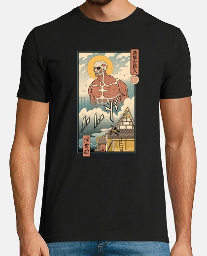 Tee-shirt titan en chemise edo homme