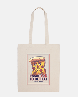 tizio pizza parody america bag