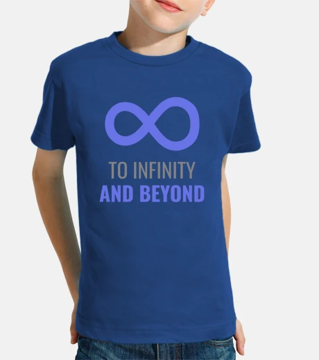 Children's to infinity and beyond fun math quote
