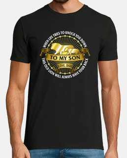 To My Son Boy Love Heart Lion Dramatic Support Letter From Dad Daddy Father