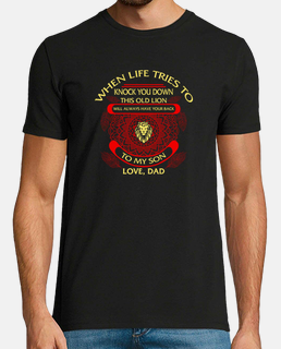 To My Son Boy Love Heart Lion Dramatic Support Letter From Dad Daddy Father
