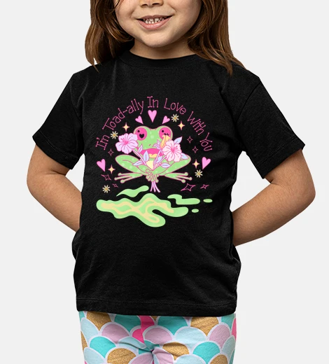 Kids Toadally in love with you funny cute va