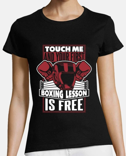 Camiseta tócame y tu primera lección de boxeo