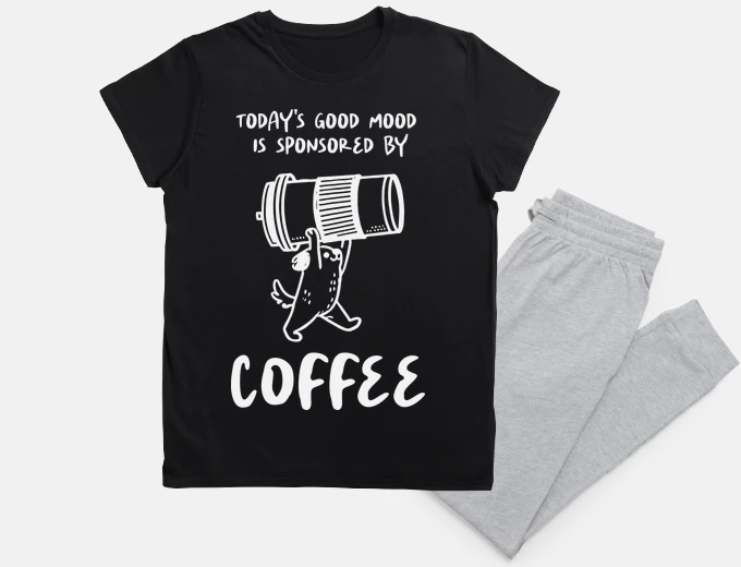 Pijama TODAYS GOOD MOOD IS SPONSORED BY COFFEE
