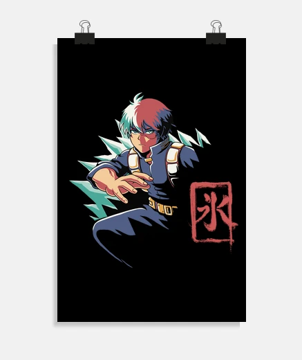Póster Todoroki My Hero Academia