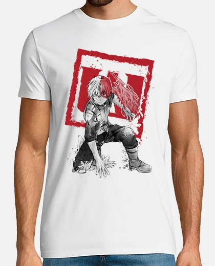 Camiseta Todoroki sumi-e