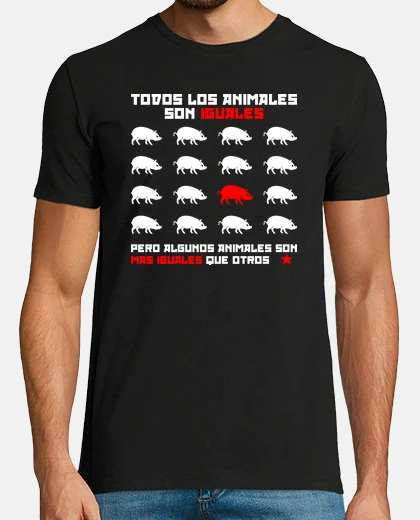 Camiseta Todos los animales son iguales 2