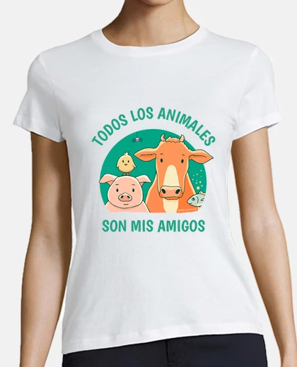 Playera Todos los animales son mis amigos