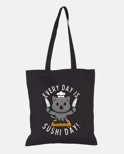 Bolsa todos los días es el día del sushi gato