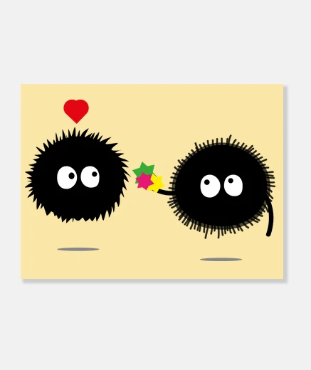 Tableau toile d'amour de susu