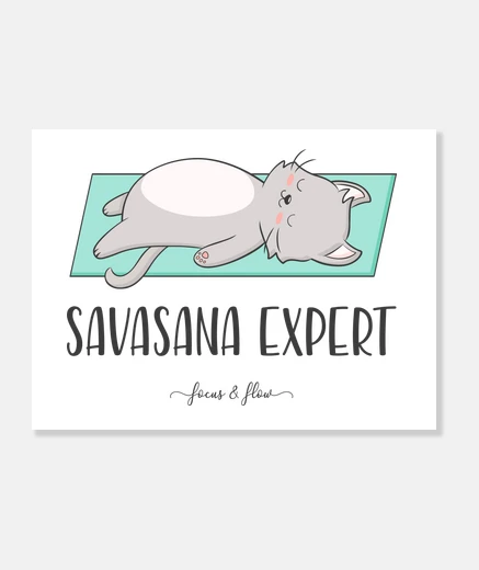 Tableau toile experte savasana