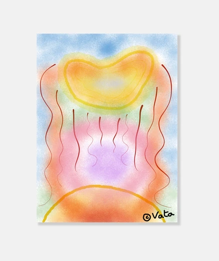 Tableau Toile Graine Jaune