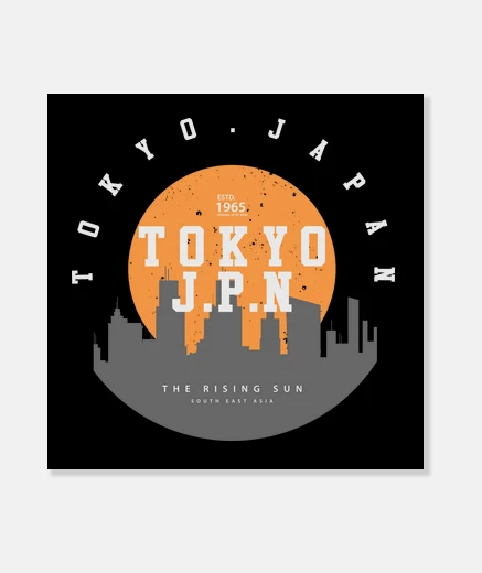 Wall tokyo japan the ri without g sun estd 1