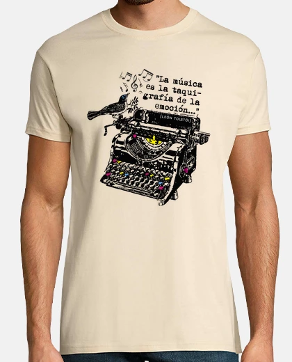 Playera Tolstoi Taquigrafía