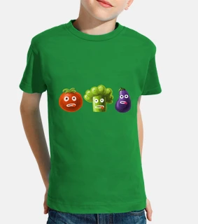 tomato broccoli and eggplant funny cartoon vegetables