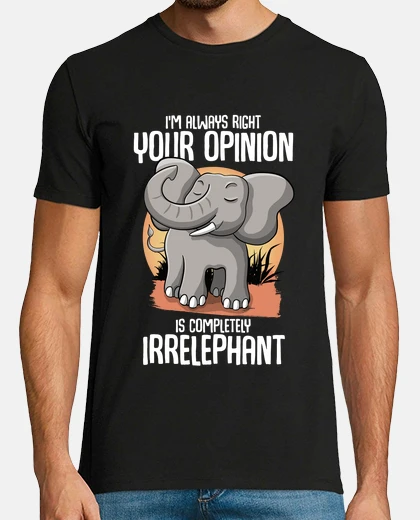 Tee-shirt ton opinion est sans importance
