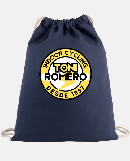 Bag toni romero canvas logo indoor cycling yellow