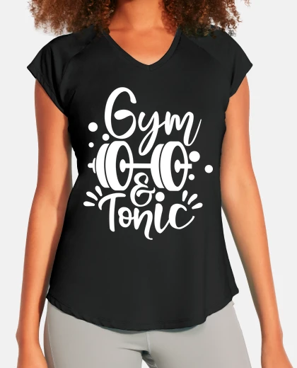 Tee-shirt tonique de gym de sport