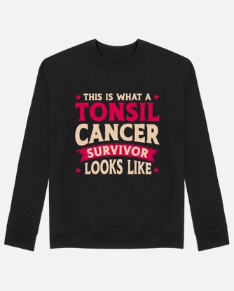 This Is What A Tonsil Cancer Survivor Looks Like T-Shirt This Is What A Tonsil Cancer Survivor Looks Like T-Shirt