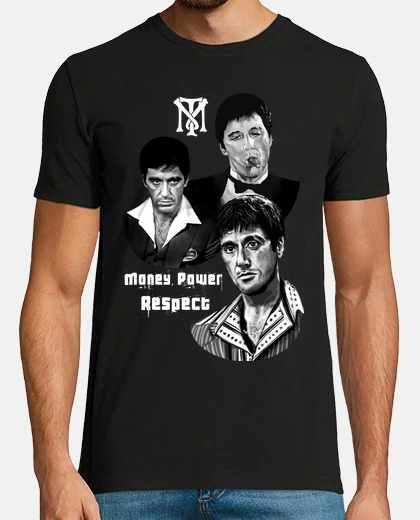 Camiseta Tony Montana - Money, Power, Respect (Scarface)