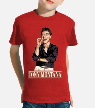 Camiseta ninos tony montana laTostadora
