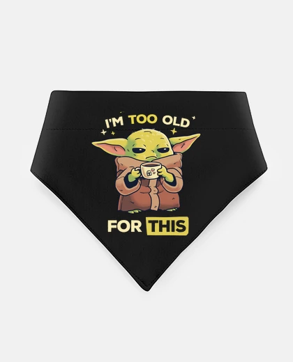 Mascotas too old baby yoda grogu