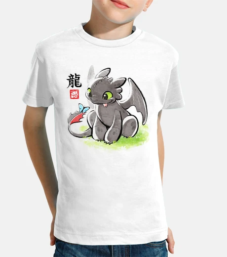 Kids toothless dragon - night fury sketch