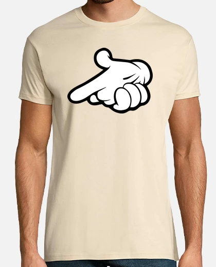 T-shirt topolino (mickey mouse) mani pistola tostadora