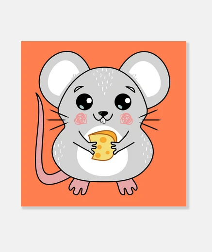 Stampa topolino tela