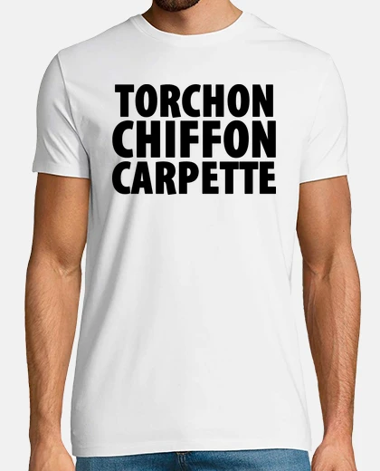 Tee-shirt torchon chiffon carpette