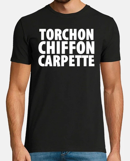 Tee-shirt torchon chiffon carpette
