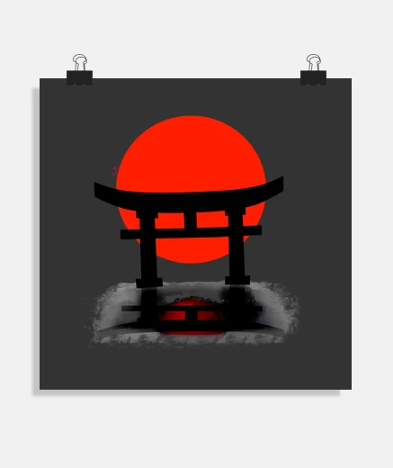 Poster tori japan. poster