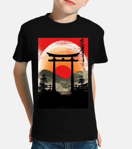 Ropa torii japón tierra del sol naciente