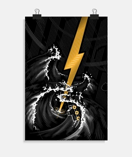 tormenta de guitarra eléctrica