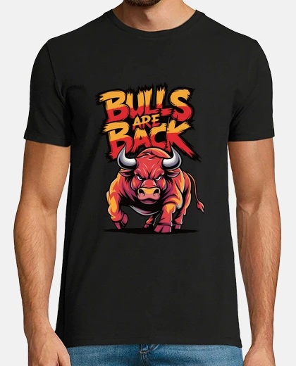 T-shirt toro del mercato azionario