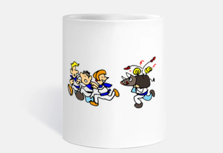 Tazza toro di fuoco