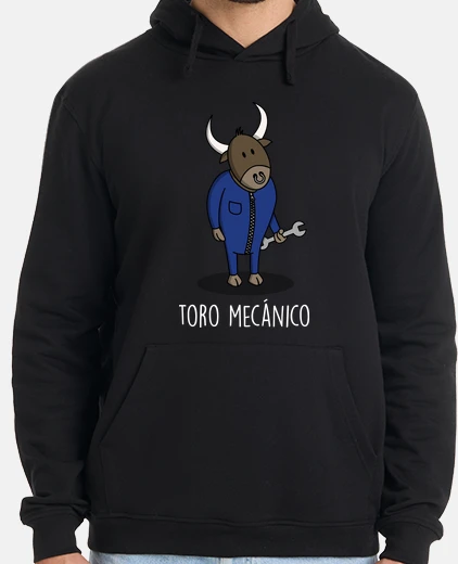 Sudadera Toro Mecánico Black