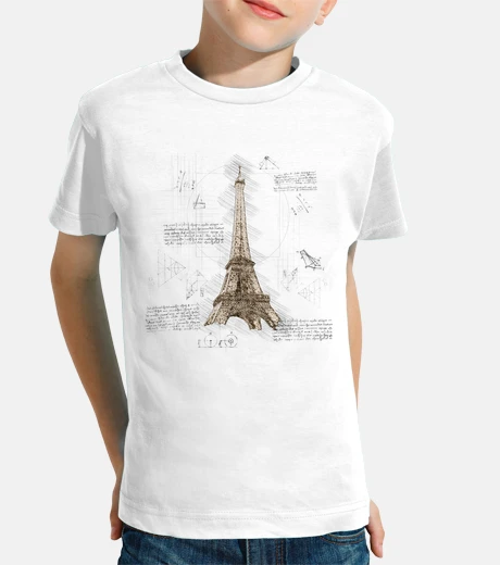 Abbigliamento torre eiffel parigi vecchio style piano mercato delle pulci di carta vecchia vintage retrò
