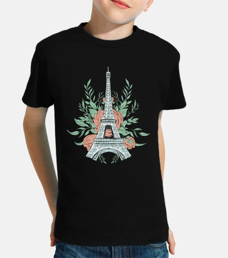 Ropa torre eiffel parís flores moda boho bohemio