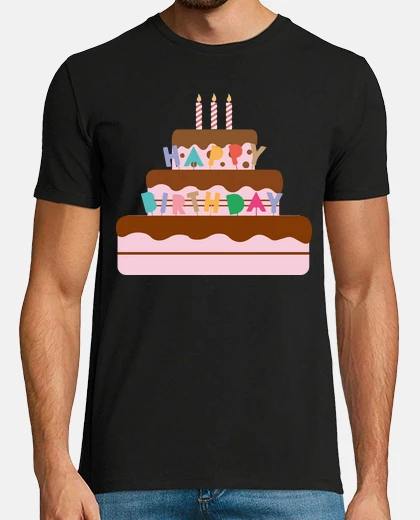 T-shirt torta di compleanno / buon day nascitaz