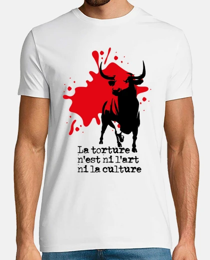 Tee-shirt torture taureau