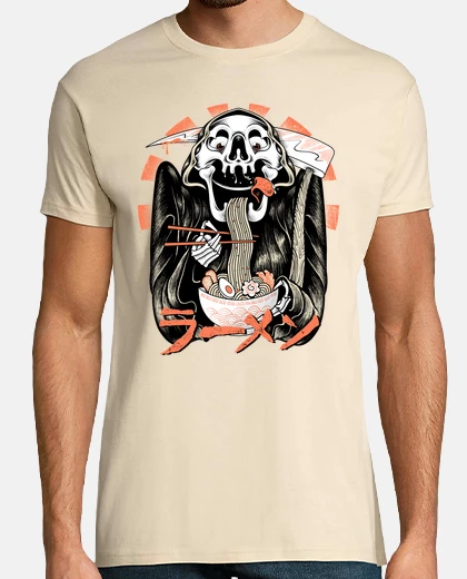 T-shirt torvo mietitore amore ramen